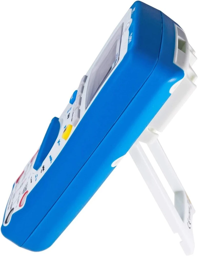 Peaktech 3690 - skaitmeninis 5-in-1 multimetras ir Peaktech P 8200 - matavimo priedų rinkinys skaitmeniniam multimetrui, elektronikos asortimentas su bandymo kabeliu, laboratoriniais laidais, bandymo laidais, krokodilo spaustukais