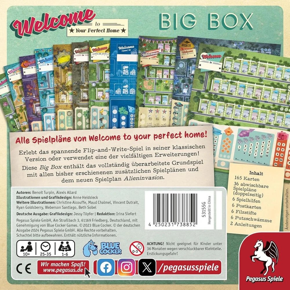 Pegasus Spiele Welcome to Your Perfect Home Big Box