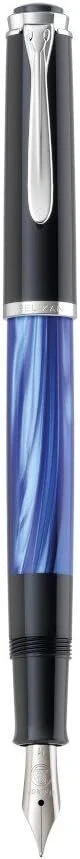Pelikan M205 plunksnakotis Classic 205 Ef plunksna dovanų dėžutėje, mėlynas marmuras