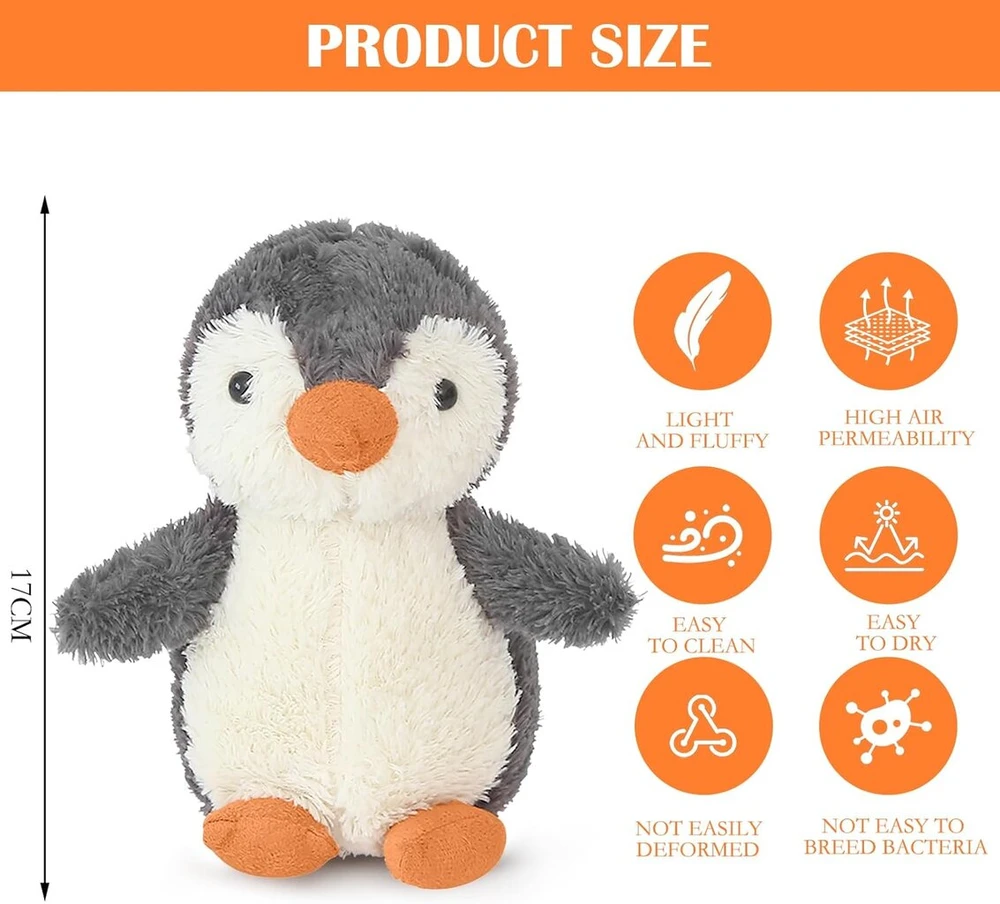 Penguino minkštas žaislas, pinguino pliušinis žaislas, pinguino pliušinis žaislas, mieli pinguinai, kimštiniai žaislai, mieli minkšti žaislai, žaidimas mergaitėms su pinguinu, dovana berniukams su pinguinu, mielas minkštas žaislas