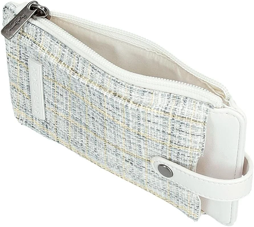 Pepe Jeans Oana piniginė su kortelių dėklu, balta, crossbody telefono rankinė