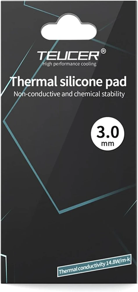 Pepoyo ai thermal pads 14.8 w/mk, 85 x 45 x 3 mm, atsparūs karščiui ir aukštai temperatūrai, nelaidūs, silikoniniai thermal pad skirti heatsink/gpu/cpu/led aušintuvui (3 mm)