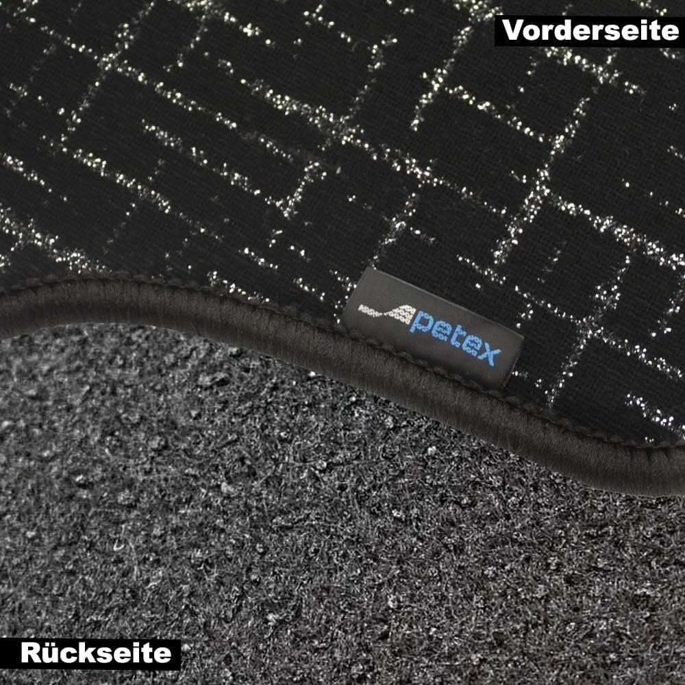 Petex Modernus automobilio kilimėlis, aukščiausios kokybės, galinis, sidabrinis, 1 vnt.