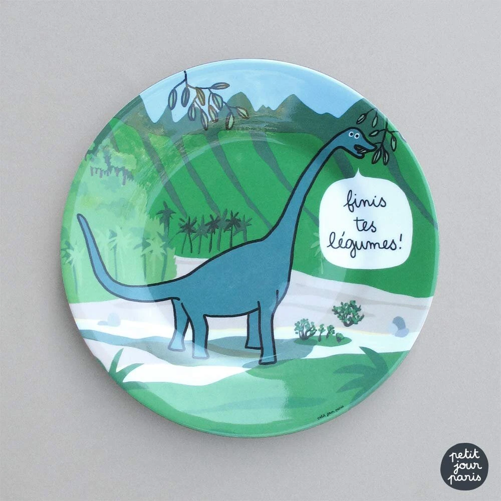 Petit Jour Paris Dinosaur Brontosaurus desertinė lėkštė – puikiai tinka desertui!