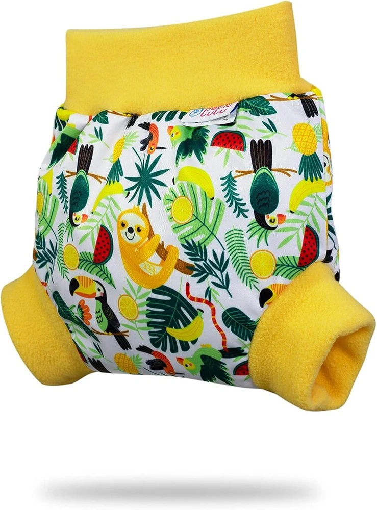 Petit lulu užtraukiami pul tipo kelnaitės dydis L (9–13 kg) neperšlampamos užmaunamos kelnės sauskelnėms, medžiaginėms sauskelnėms, pagamintos es (chilling sloth)