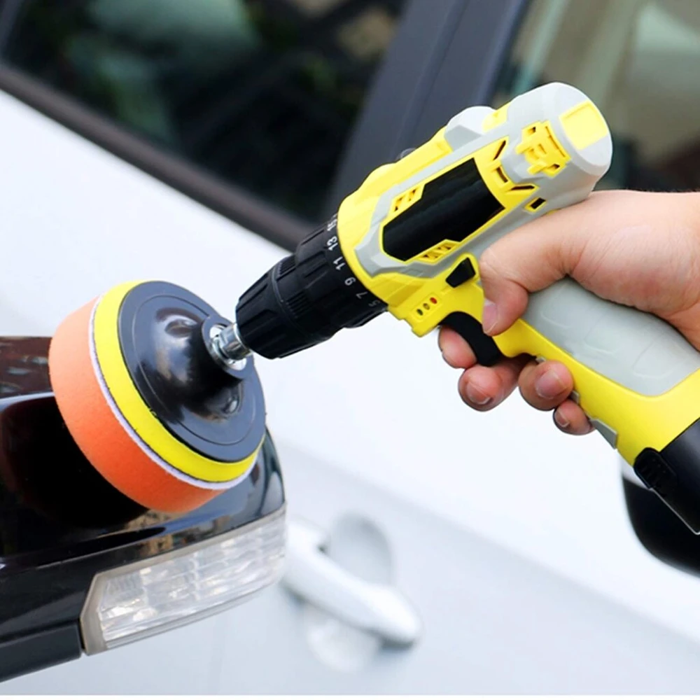 Petutu automobilio poliravimo putų padėklų rinkinys, oranžinis, geltonas, mėlynas, juodas, baltas