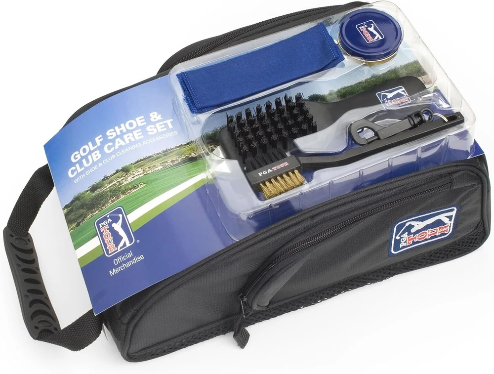 Pga Tour batų krepšys su golfo lazdų valymo rinkiniu