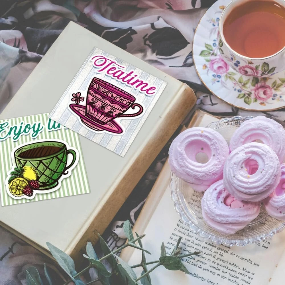 Ph pandahall arbatos puodelių skaidrus silikoninis antspaudas kavos puodeliams, skaidrus antspaudas žurnalams, scrapbooking'ui, nuotraukų albumams, šventinėms kortelėms, dovanų etiketėms, "pasidaryk pats" amatams