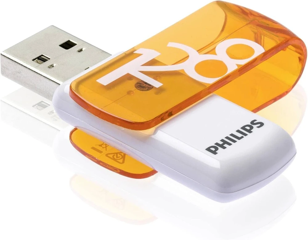 Philips Vivid Edition didelės spartos 2.0 Usb atmintinė 128gb su pasukamu dangteliu, skirta Pc, nešiojamam kompiuteriui, kompiuterio duomenų saugyklai, skaitymo greitis iki 25mb/s