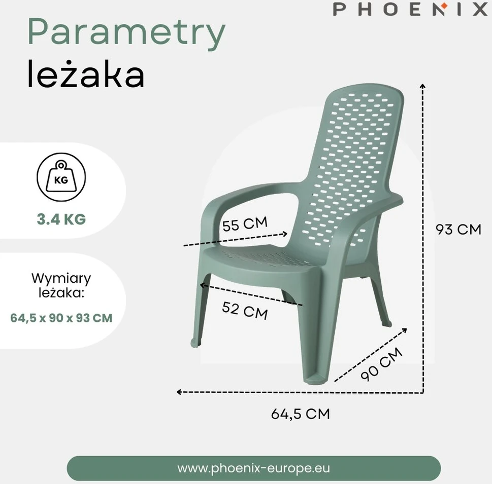 Phoenix Breeze sodo kėdė-gultas Indik