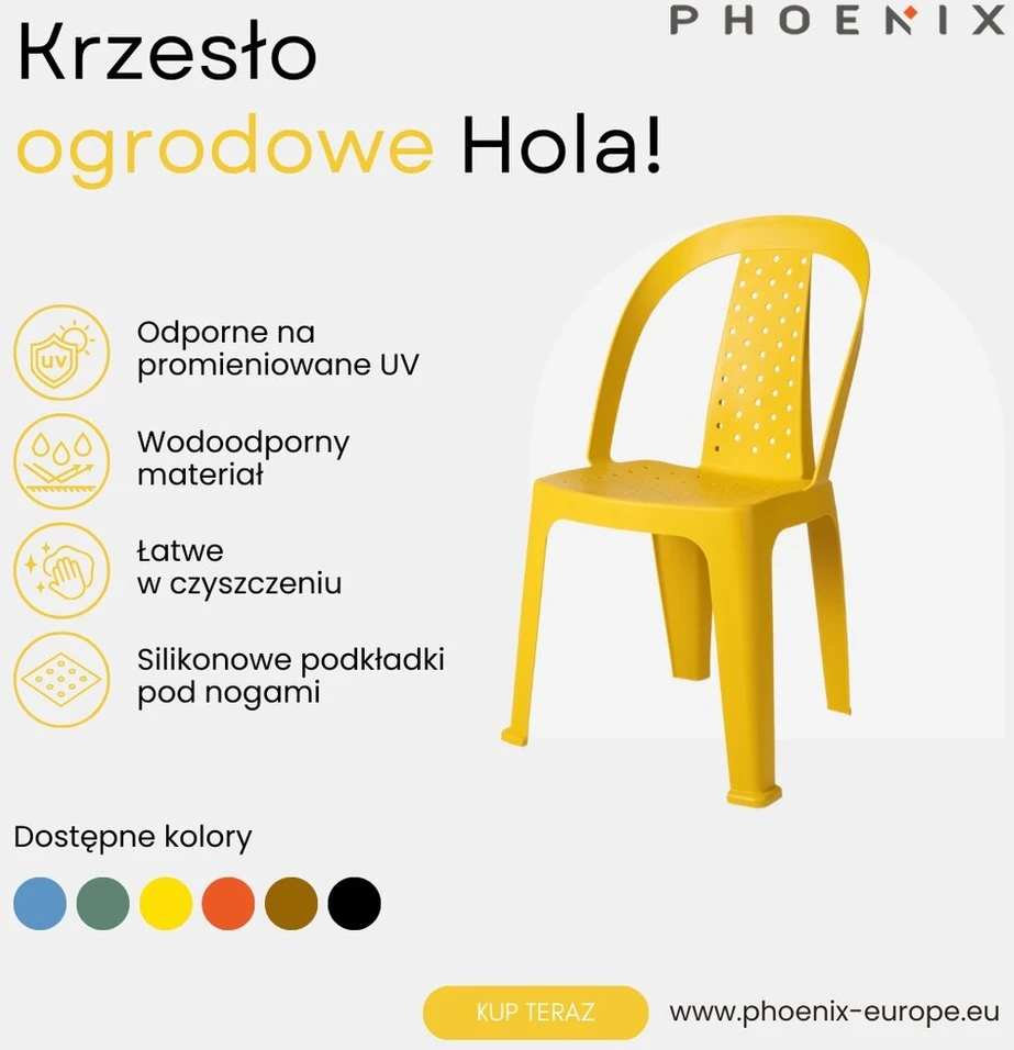 Phoenix Hola! Kavinės banketinė kėdė Coffe ruda