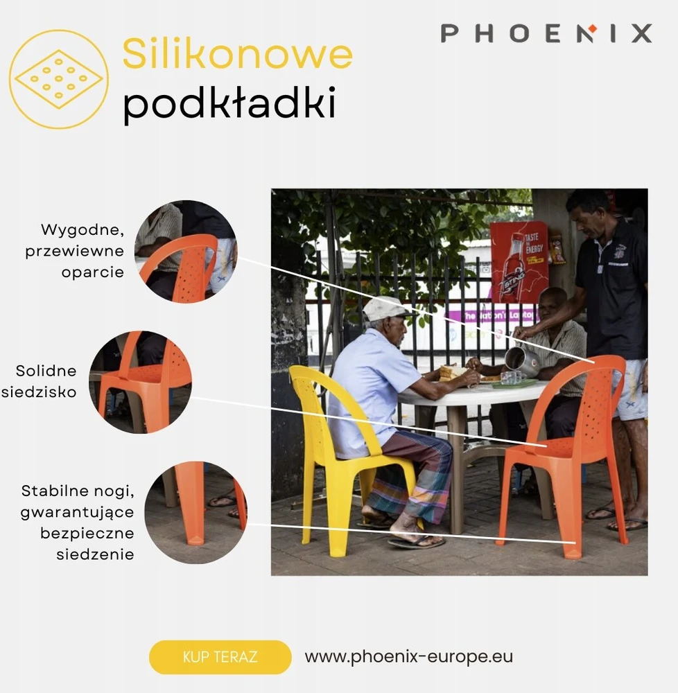 Phoenix Hola! Sodo kėdė, banketinė, maitinimo, Indik mėlyna