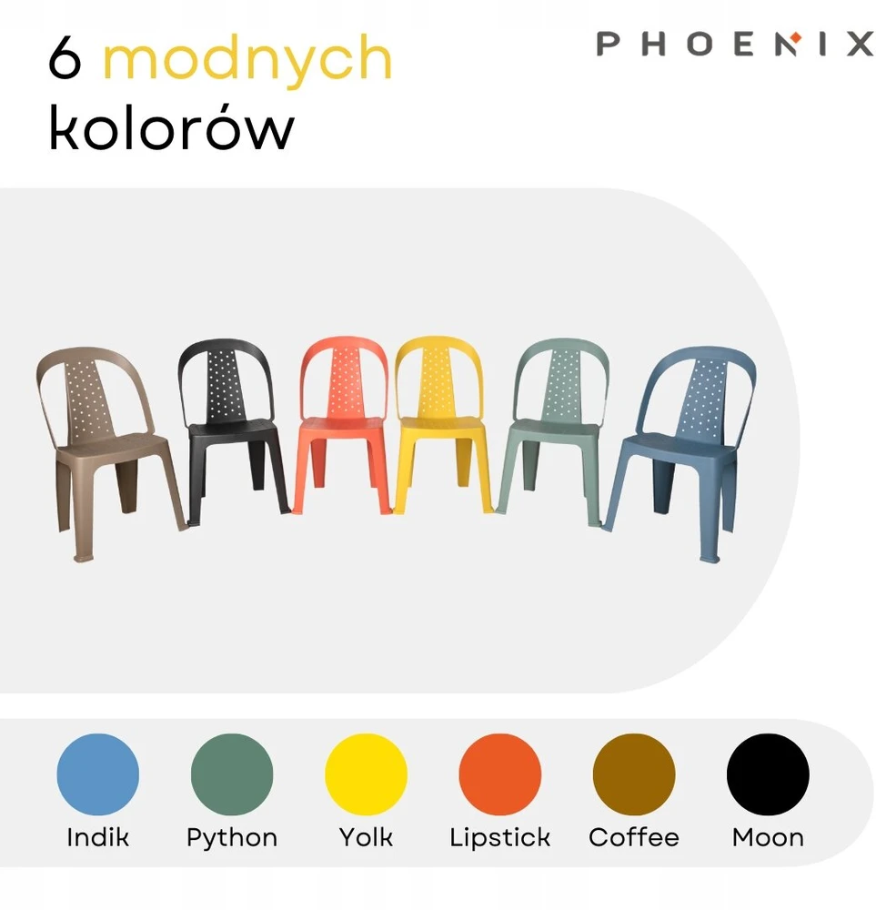 Phoenix Hola! Sodo kėdė, banketinė, maitinimo, Indik mėlyna