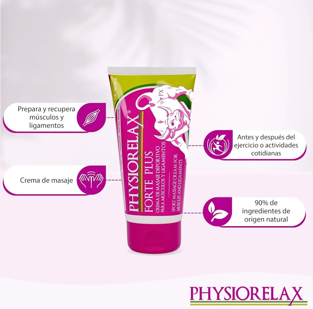 Phytorelax Physiorelax Forte Plus masažinis kremas raumenims ir raiščiams - 75 ml