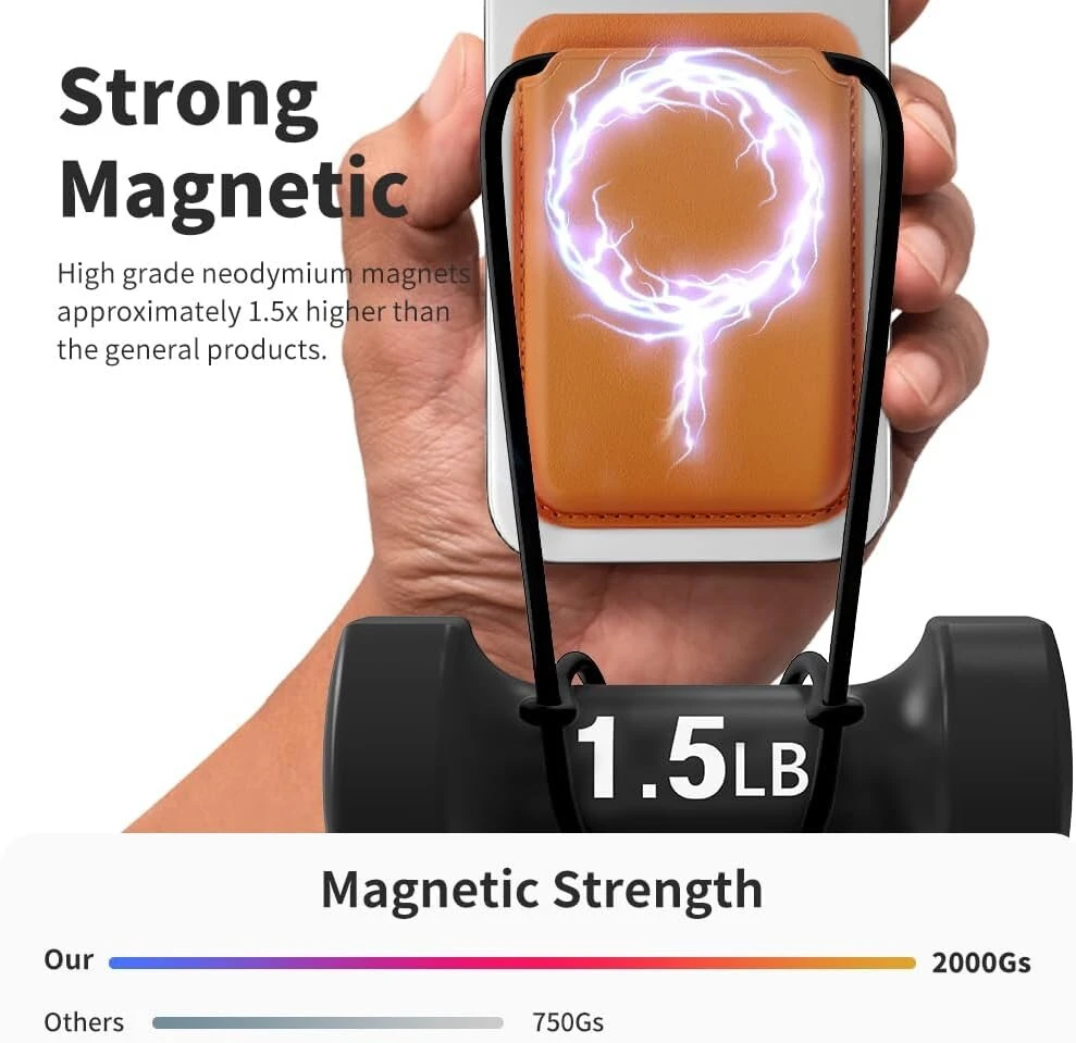 Pink Sinjimoru magnetinė piniginė mobiliajam telefonui, aukščiausios kokybės veganiškos odos telefono piniginė, skirta magsafe 3 kortelių laikikliui, suderinama su iphone 16 plus pro max 15 14 13 12 serijos. M-viica Rožinė Sand