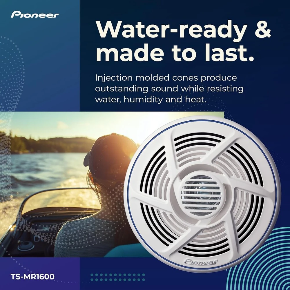 Kompiuterio kolonėlės Pioneer 6x9 colių 720w 2 juostų koaksialinė garsiakalbių sistema