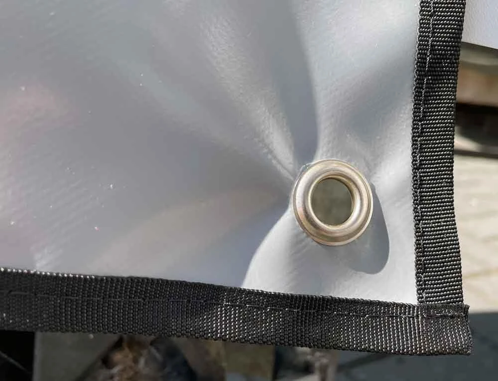 Plane B traukės dangtis karavanui, traukės dangtis automobilių priekaboms, pagamintas iš sunkvežimių tento (670 g/m²), tvirtas, atsparus Uv spinduliams ir patvarus (pilkas, 79 x 59 x 10 cm, dydis 15)