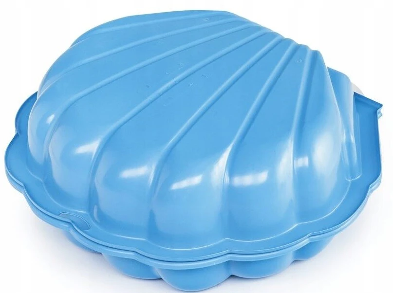 Plastikinė smėlio dėžė su užraktu, 112 l, tvirta ir patvari, vaikams