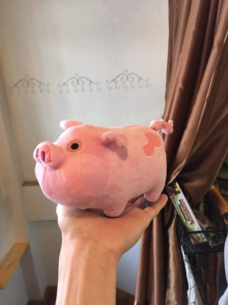 Pliušiniai žaislai waddles dipper mabel rožinės kiaulės lėlės ir minkšti žaislai waddles minkštos kimštinės lėlės vaikams gimtadienio dovanos