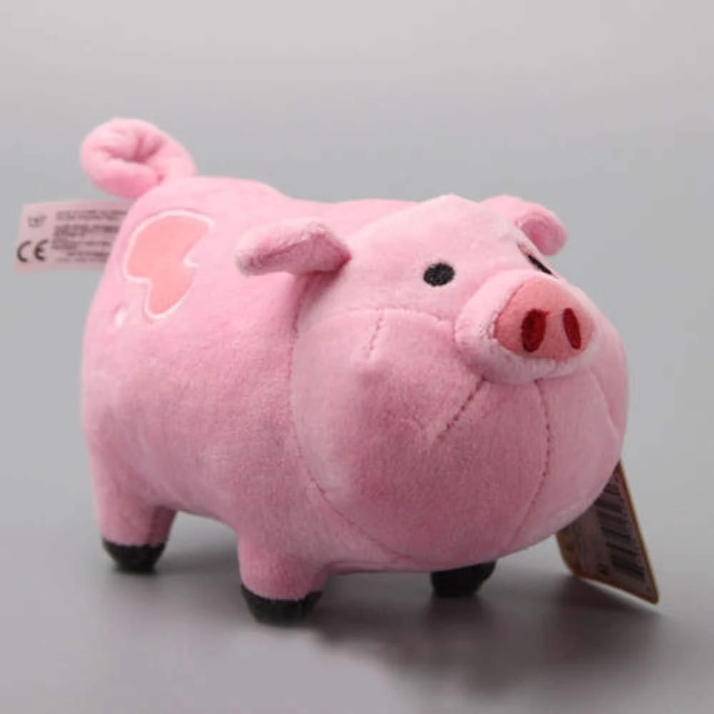 Pliušiniai žaislai waddles dipper mabel rožinės kiaulės lėlės ir minkšti žaislai waddles minkštos kimštinės lėlės vaikams gimtadienio dovanos