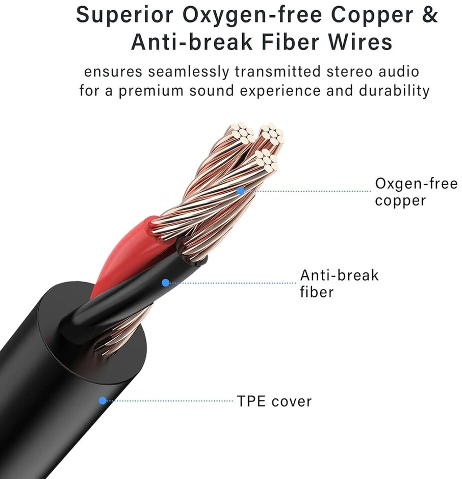 Pngknyocn stačiakampis 2.5mm audio aux kabelis, 90 laipsnių kampo 2.5mm trs kištukas į 2.5mm kištuką ausinių stereo audio adapterio kabelis (90 laipsnių į tiesų, 1.8m)