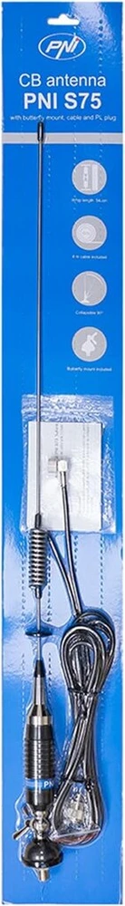 Pni s75cab cb s75 butterfly antenos kabelio laikiklis ir pl jungtis