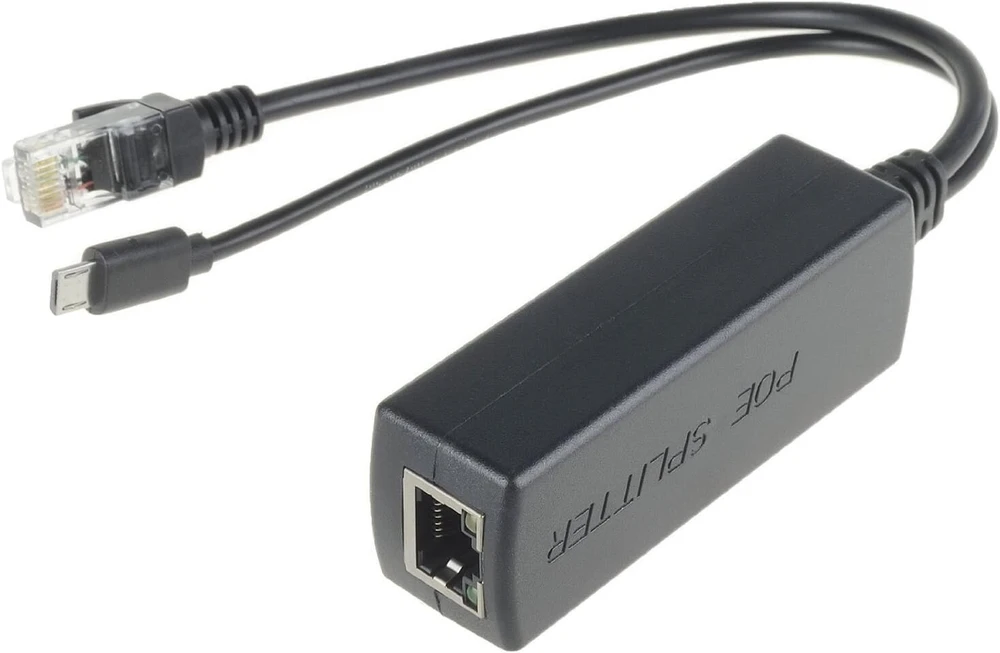 Poe Daliklis 48v į 5v Micro Usb 2.4a Raspberry Pi Maitinimui