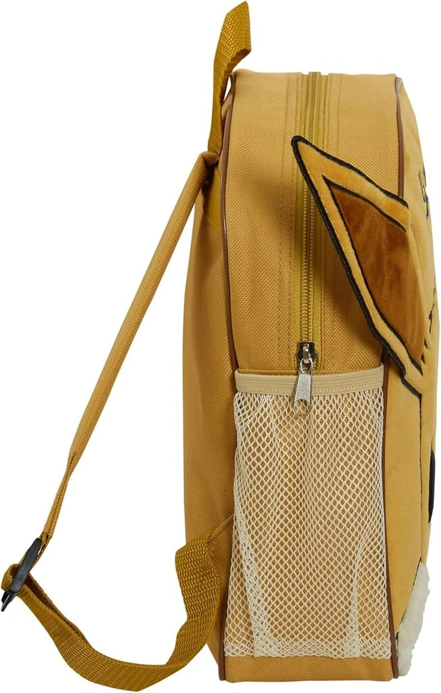 Pokemon kuprinė Eevee Bag 3d pliušinė vaikiška kuprinė mokyklinė kuprinė pietums, knygų krepšys, ruda, kuprinė
