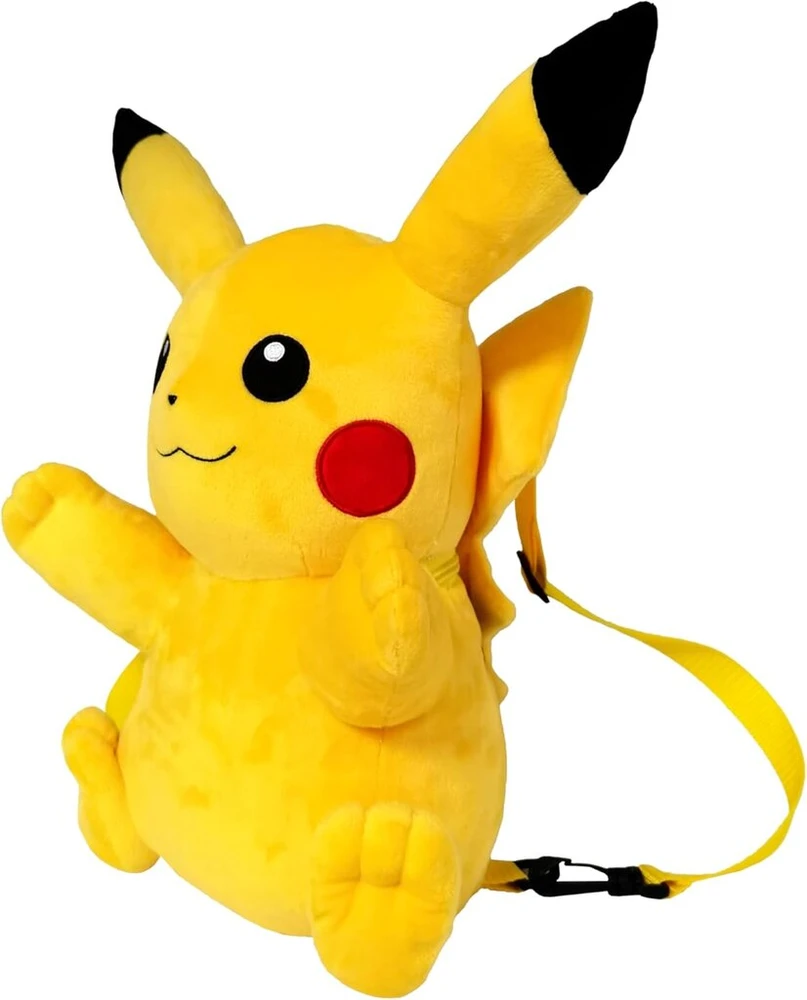 Pokemon Mc-111-pk 35 cm Pikachu pliušinė kuprinė, xl, kuprinė