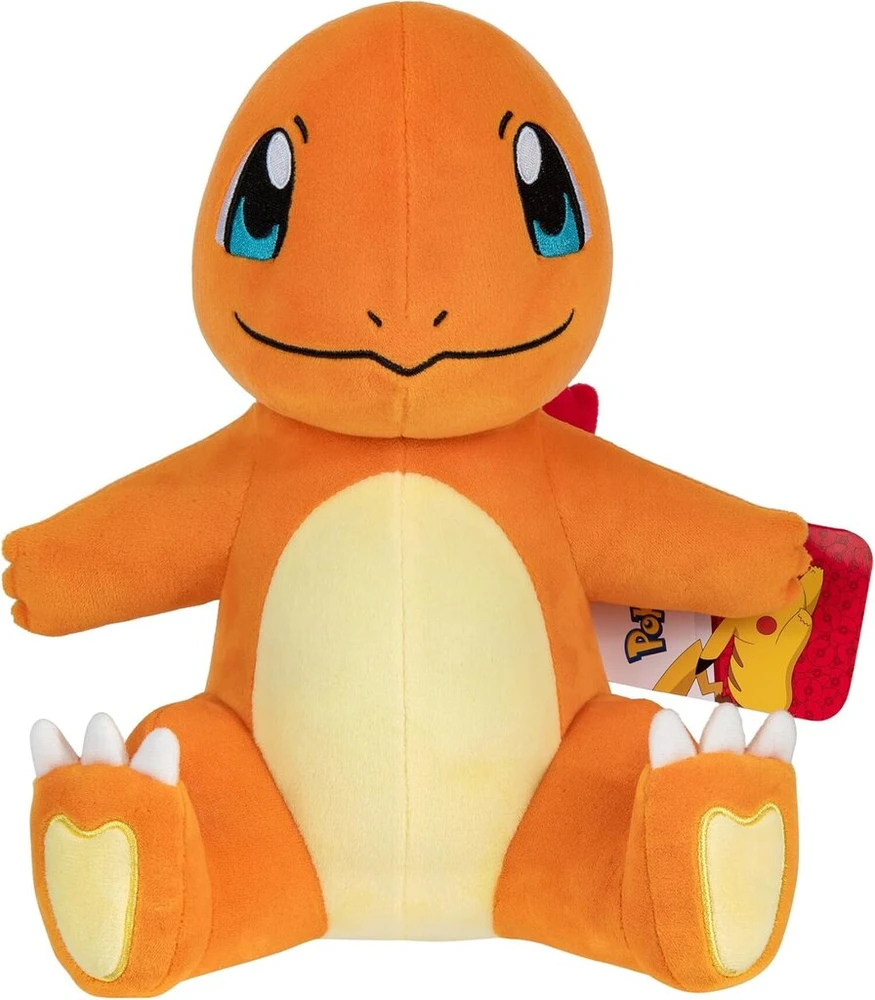 Pokémon Pkw3110-30 cm pliušinis žaislas - Glumanda, oficialus Pokémon pliušinis žaislas