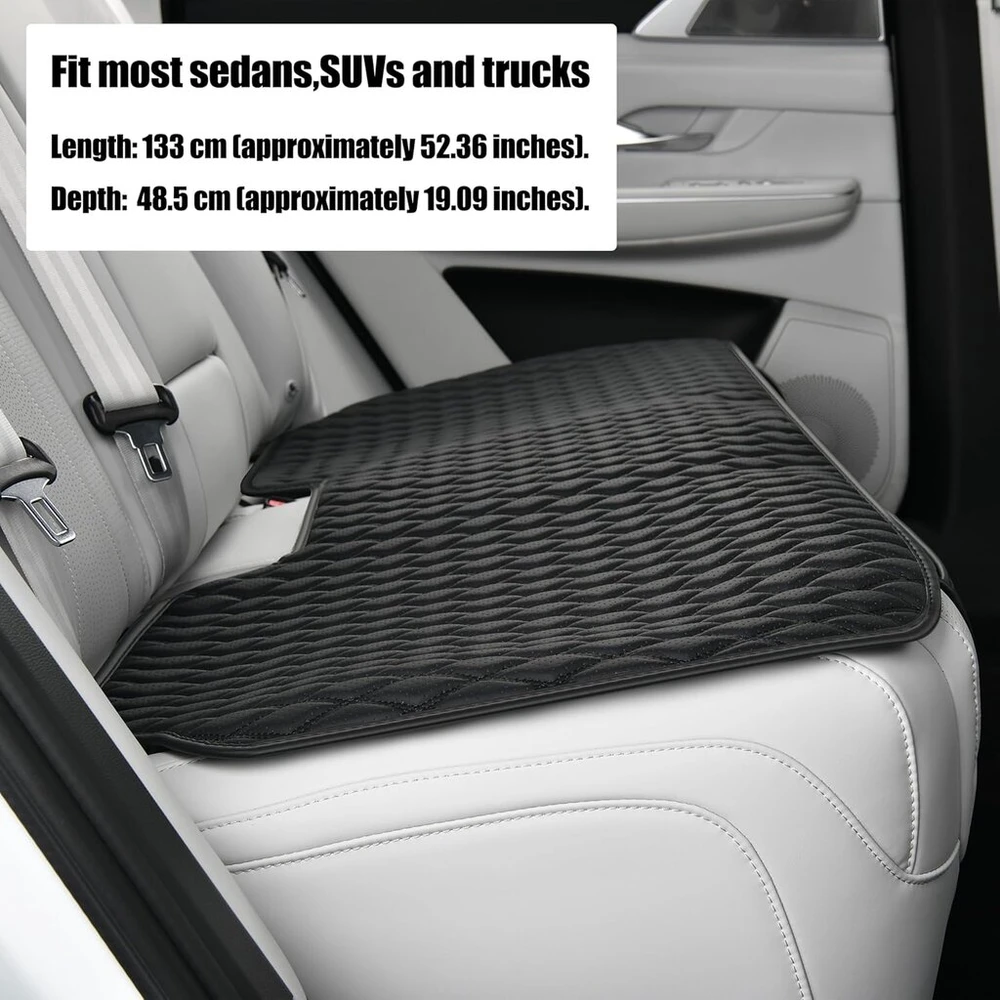 Poksri automobilinės sėdynės pagalvėlė, pagaminta iš Pu odos, pilnas komplektas, sėdynės užvalkalas priekinės sėdynės atlošui, universalus pusiau gaubiantis sėdynės užvalkalas, atsparus vandeniui, neslystantis (pilnas komplektas)