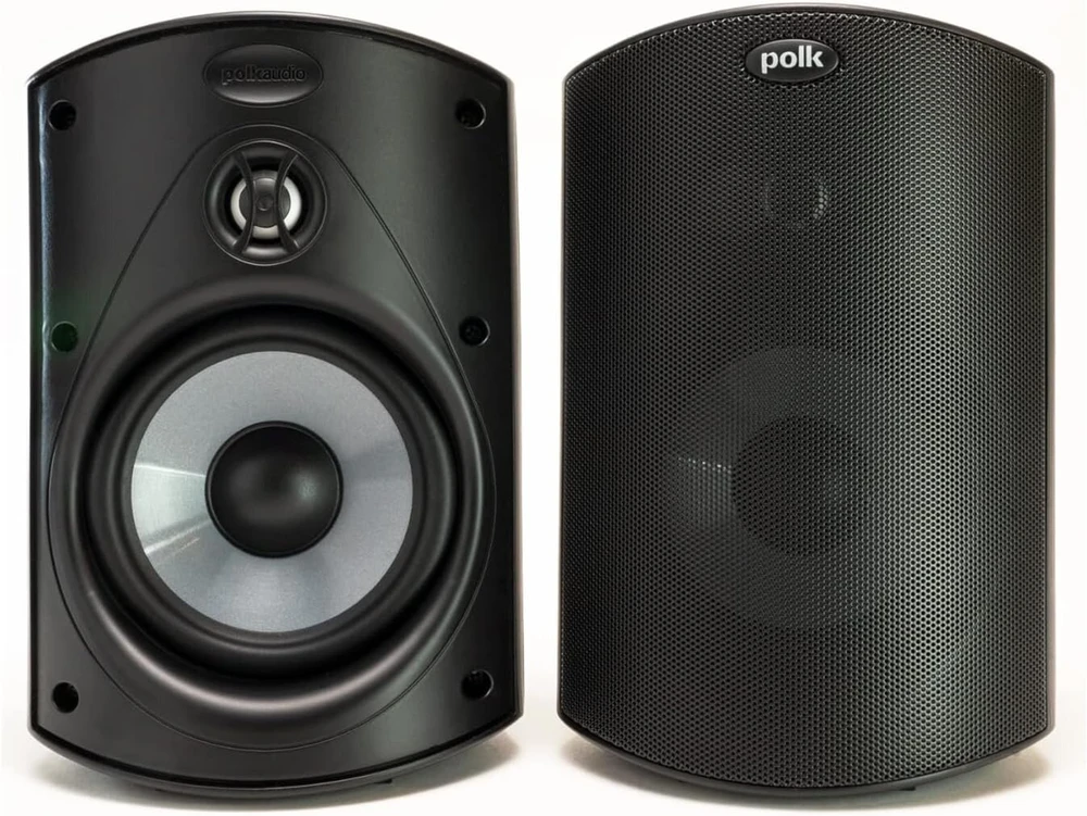 Kompiuterio kolonėlės Polk Audio Atrium 4 lauko kolonėlės (pora, juodos)