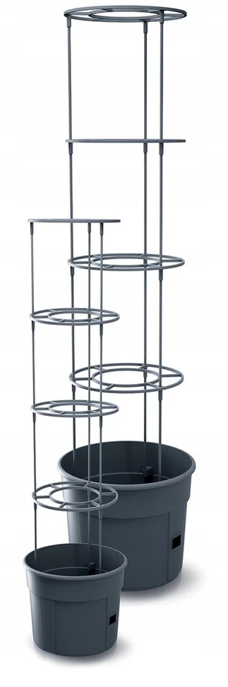 Pomidorų auginimo vazonas pomidorams, žirniams 18l rėmas stovas 128cm