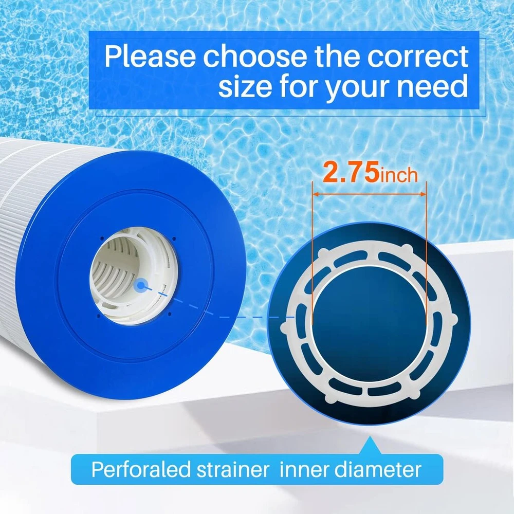 Poolpure Pa150s baseino filtras, pakeičiantis Hayward Cx150xre, Hayward Swimclear C150s, 150 m² filtro kasetė - 1 vnt.