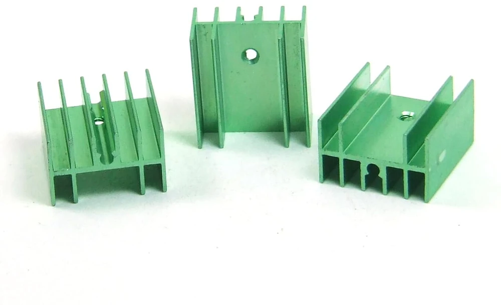 Popesq® 3 vnt. radiatorių rinkinys 24.5 x 15 x 9.7 mm aliuminio žalios spalvos #a167