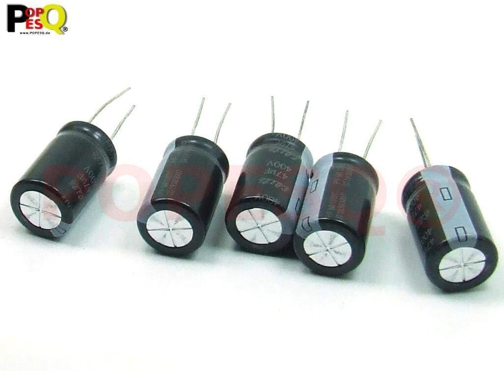 Popesq® A3678 Elektrolitinis kondensatorius 47uf 400vdc (5 vnt.)
