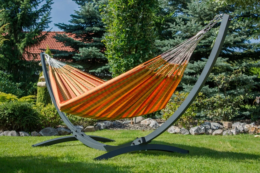 Potenza Kolumbietiškas sodo hamakas Morena, 230x160 cm, 2 vietų, 100% Kolumbija