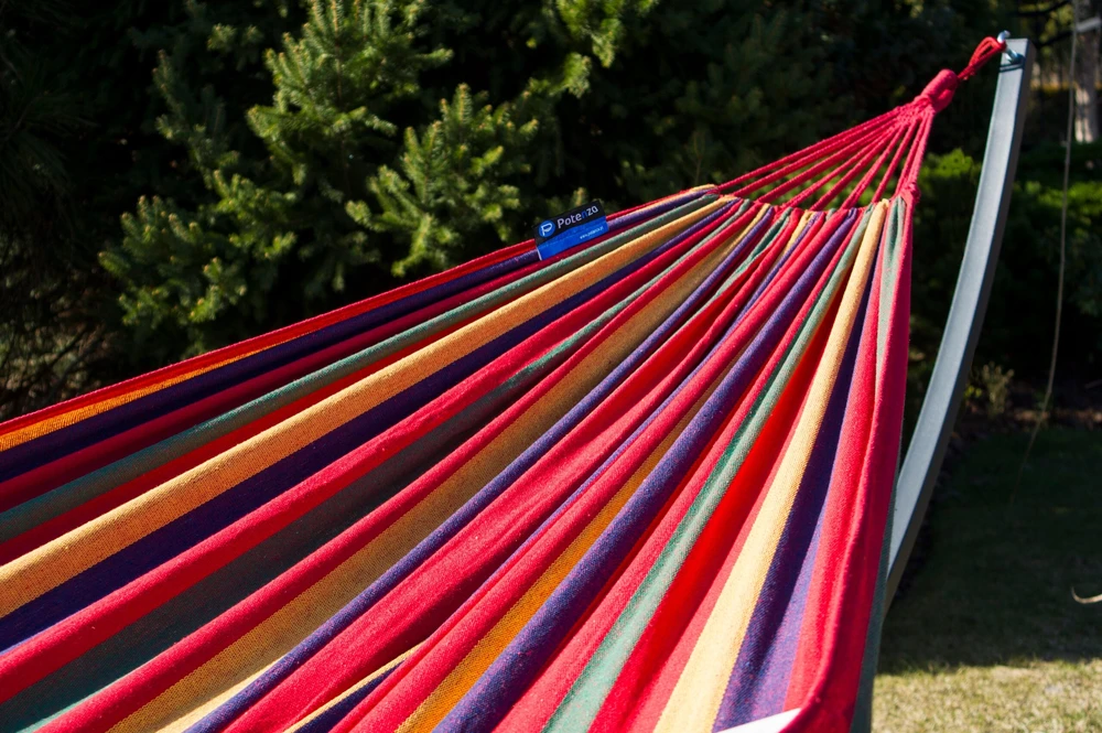 Potenza sodo hamakas Singa 220x160cm + plieno rėmas 220kg lenkiškas