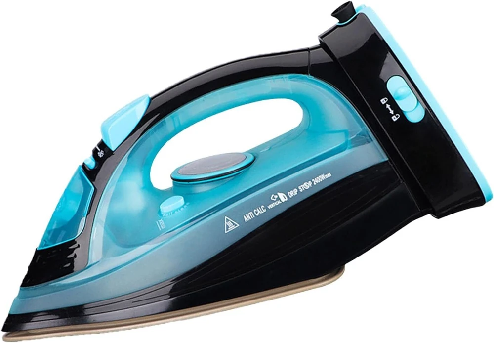 Powersteam garinis lygintuvas 2400 W belaidis su ultra keraminiu padu, belaidis garinis lygintuvas su apsauga nuo kalkių, 320 ml vandens talpa, apsauga nuo lašėjimo, vertikalus garas