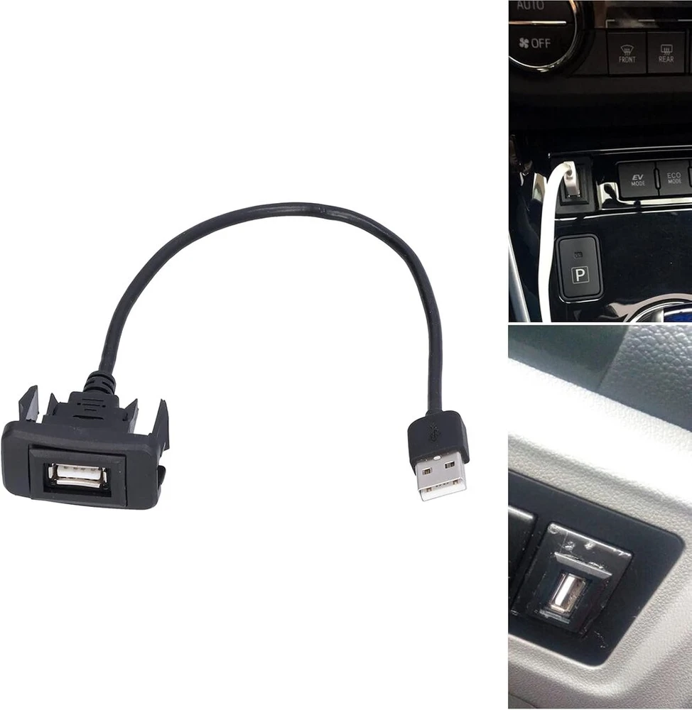 Prailginimo laidas, usb prailginimo laidas, automobilinis usb prievadas, lizdas, lankstus prailginimo laidas, įkrovimo adapteris, įleidžiamas montuojamas prietaisų skydelis