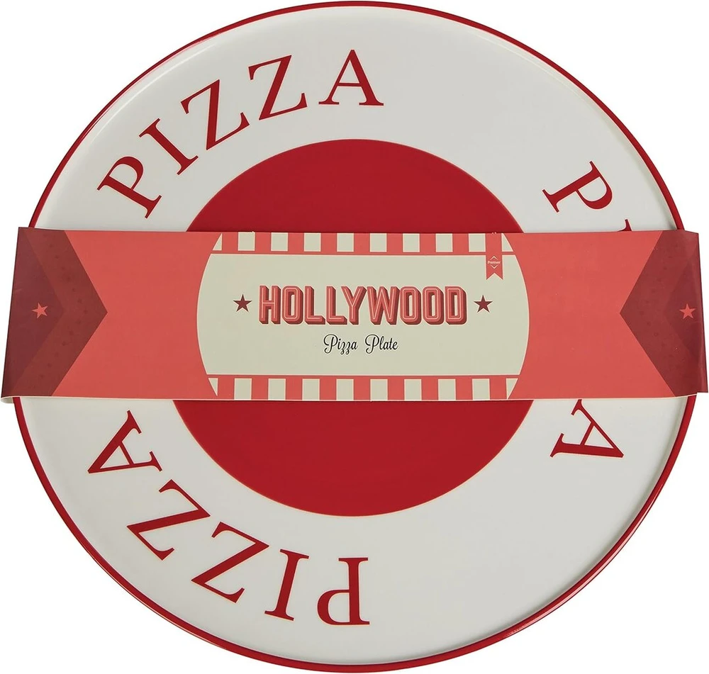 Premier Housewares Hollywood picos lėkštė, raudona, kreminė, akmens masė