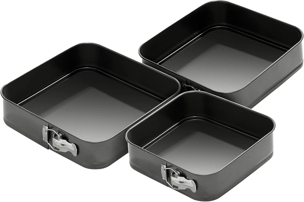 Premier Housewares tortinės su nuimamais kraštais - 3 vnt. rinkinys