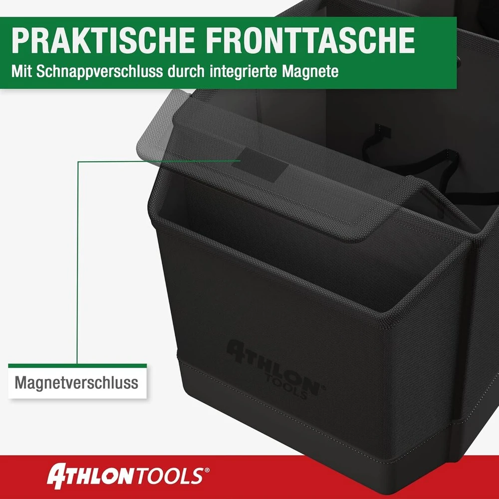 Premium centrinės sėdynės organizeris su dangteliu - universalus - automobilio dėžė - sumani vieta daiktams su magnetiniu uždarymu - lengvas valymas - tvarkinga ir patogi kelionė (juodas)