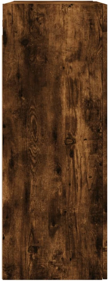 Prie sienos montuojama spintelė, dūminio ąžuolo, 69,5x34x90cm