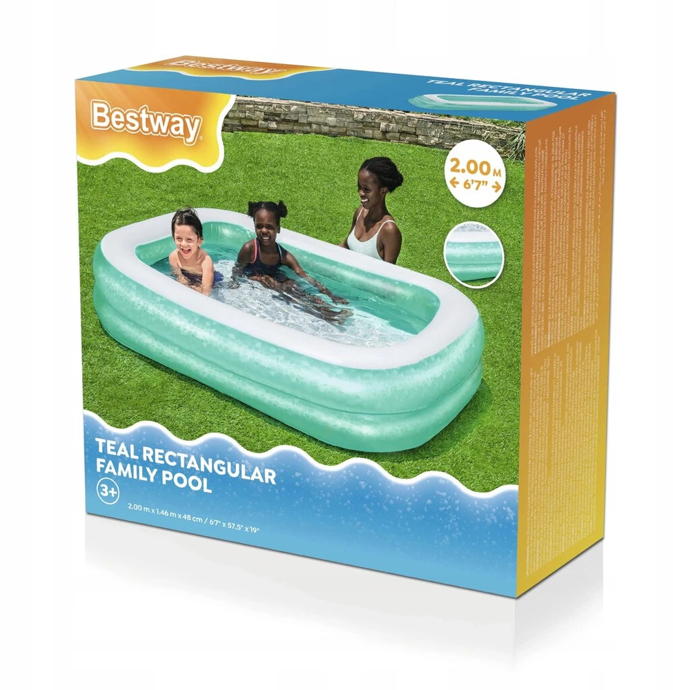 Pripučiamas baseinas 201x150x51cm - BESTWAY 54005