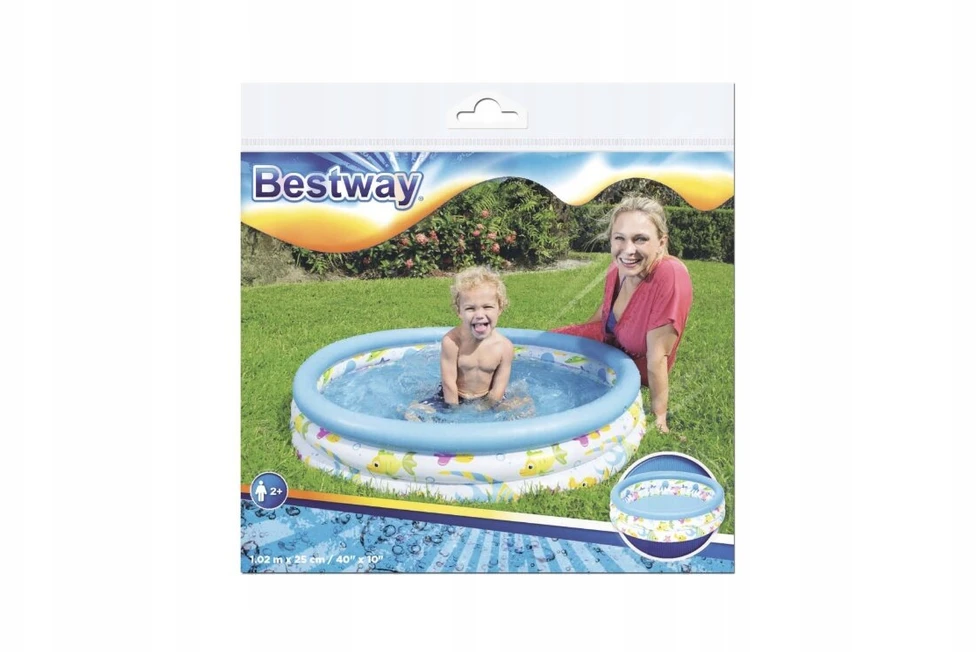 PRIPUČIAMAS BASEINAS SODO BASEINAS VAIKAMS 102x25 cm Braidymo baseinas