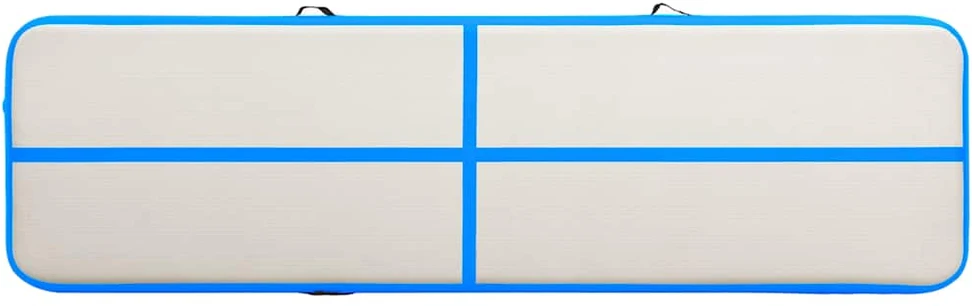 Pripučiamas gimnastikos kilimėlis, mėlynas, 700x100x20cm, PVC