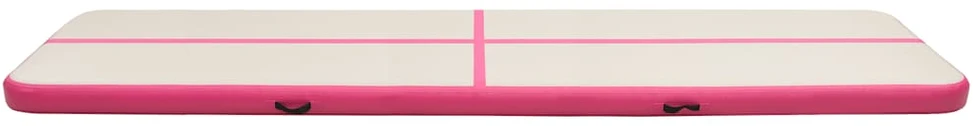 Pripučiamas gimnastikos kilimėlis, rožinis, 800x100x20cm, PVC
