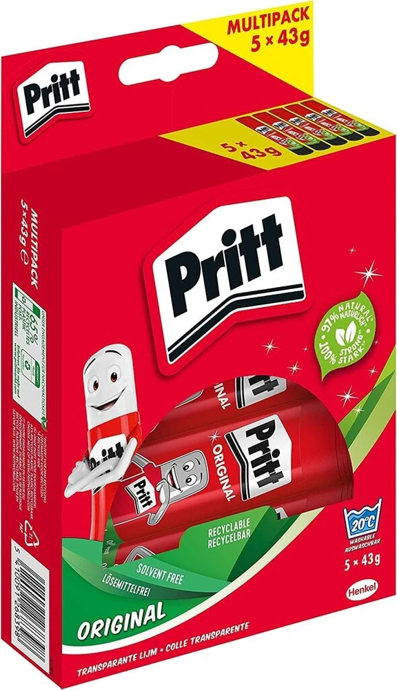 Pritt 1445029 klijų lazdelė 5 x 43 g