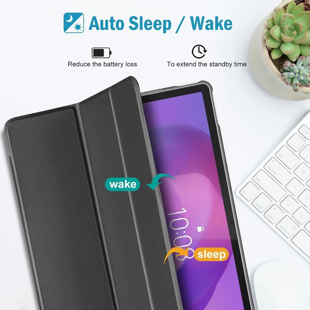 Procase Dėklas su rašiklio laikikliu Lenovo Ideatab Pro 12.7" - Juodas